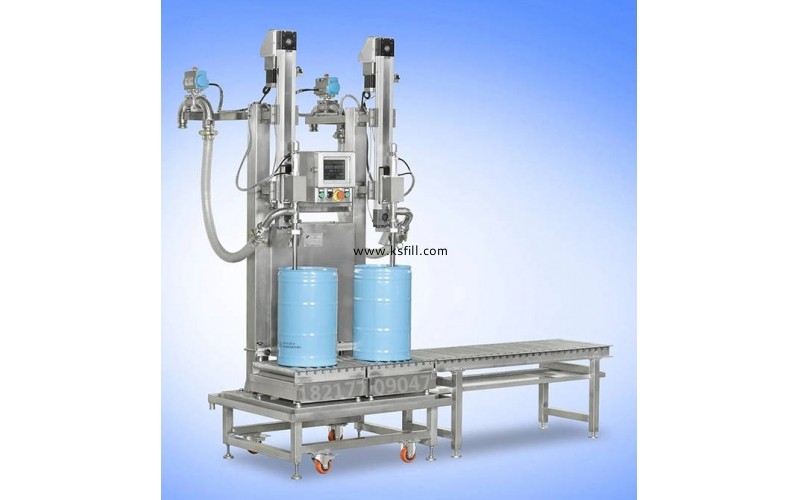 200L雙頭全自動化工液體灌裝機