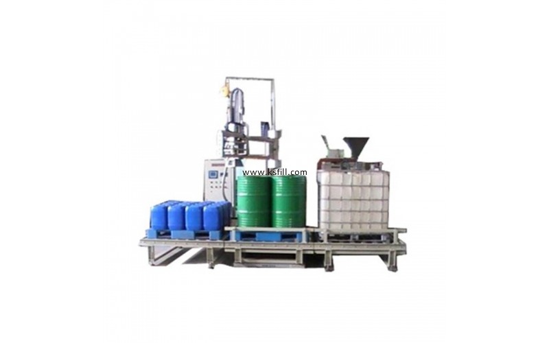 1000L全自動化工液體灌裝機