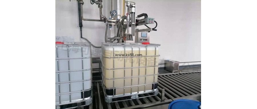 1000L-IBC噸桶不飽和樹脂定量灌裝機