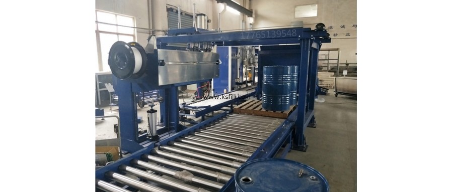 180KG食用油全自動直線式灌裝機