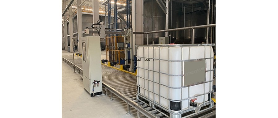 1000L噸桶可可液視覺對口灌裝機